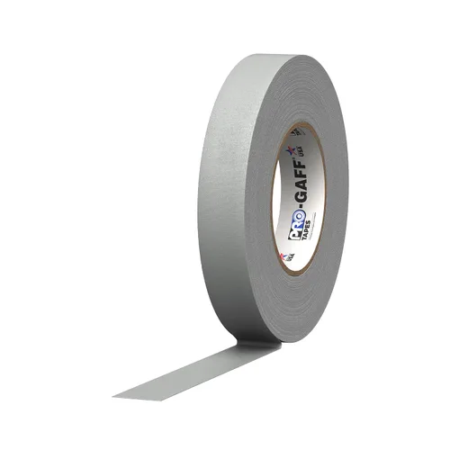 Vista 11 de ProTapes Pro Gaff Cinta de Gaffer de tela mate premium de 1 pulgada de ancho con adhesivo de goma, 11 mils de grosor, 55 yardas de longitud