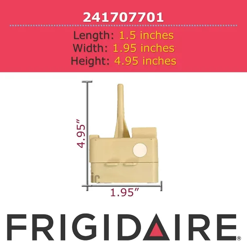 Vista 4 de Frigidaire 241707701 Relé genuino del comienzo del compresor del OEM para los refrigeradores