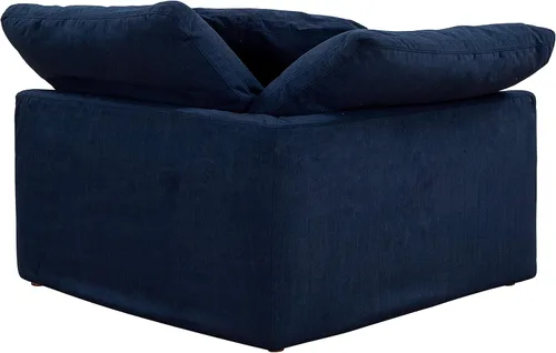 Vista 4 de Sunset Trading Cloud Puff Seccional, Configurable, Azul Marino