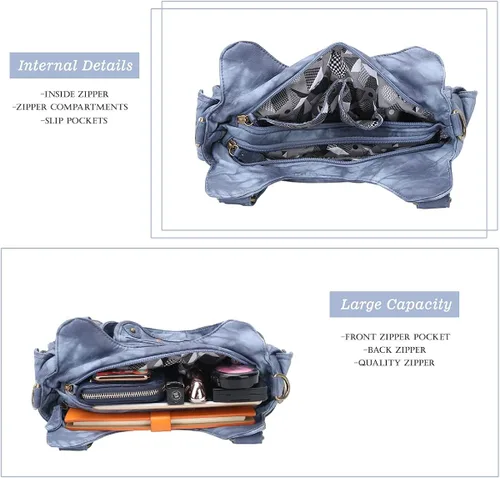 Vista 5 de Angel Barcelo Bolsos de cuero sintético para mujer, bolso de hombro, a la moda, bolsas para niñas