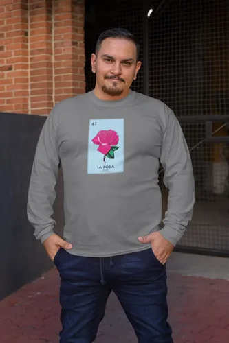 Vista 7 de Pop Threads La Estrella Star Loteria Card Mexican Bingo - Camiseta para niños y niñas Camiseta de manga larga Negro