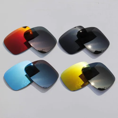Vista 3 de ACOMPATIBLE 4 pares de lentes de repuesto para gafas de sol Oakley Holbrook con paquete polarizado P3-1