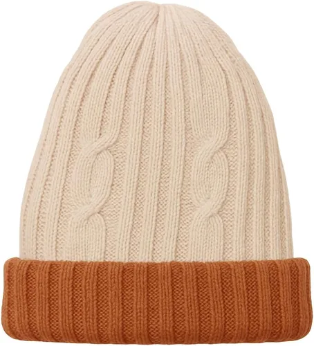 Vista 5 de TINKUY Alpaca Wool Men's & Women's Reversible - Cuffed Slouchy, Beanie Hat, Unisex, One Size beige/camel