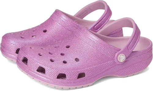 Vista 8 de Crocs Zuecos clásicos unisex con purpurina para adultos