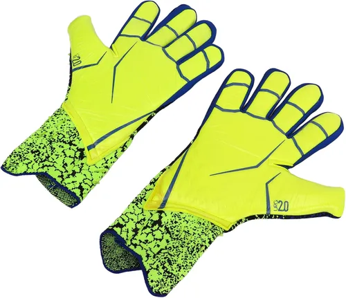 Vista 2 de Guantes de portero de fútbol, guantes de portero antideslizantes de látex grueso, guantes de competición de entrenamiento de amortiguación