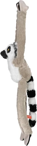 Vista 3 de Wild Republic Ecokins - Lémur colgante con cola de anillo, animal de peluche, 22 pulgadas, regalo para niños, juguete de peluche, hecho de botellas