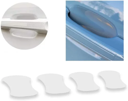 Vista 3 de PreCut - Protector de borde de puerta PPF para Honda Pilot (2023 +) y protectores de taza para manija de puerta, protección de pintura como