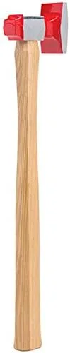 Vista 2 de Fairmount Tools Fairmount - Martillo de cúpula larga con mango de madera, cuerpo con corona alta, caras redondas y cuadradas para el trabajo