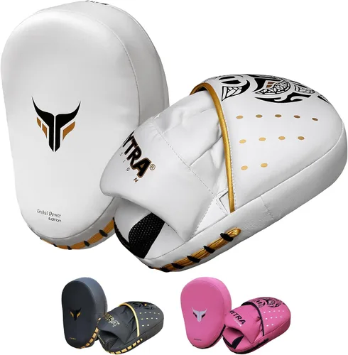 Vista 8 de Mytra Fusion Boxing Pads - Focus Mitts MMA Muay Thai Boxing Mitts for Kickboxing Training and Martial Arts
