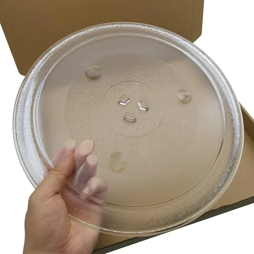 Vista 6 de Reemplazo de placa giratoria de vidrio para microondas de 12,5 "para GE WB39X10002 WB39X10003 EMO2000C01BB JES1238WH001 JVM1410BC001...etc