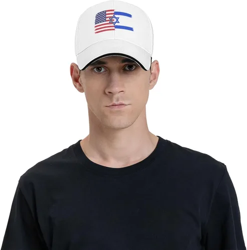 Vista 9 de Kkaingg Support Israeli, gorra de béisbol con la bandera de Israel con la bandera de Israel, gorra de camionero para hombre, sombrero de papá