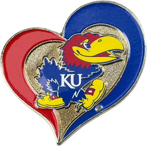 Vista 41 de aminco NCAA - Pin de corazón de remolino unisex