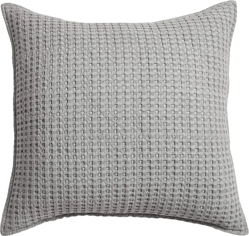 Vista 18 de Levtex Home - Mills Waffle Taupe - Almohada decorativa (12 x 24 pulgadas) - Waffle - Taupe