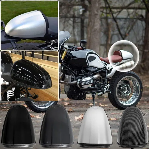 Vista 10 de Cubierta de asiento trasero de motocicleta para RNINET R Nine T R9T 2014 2015 2016 2017 2018 2019 2020 2021 2022 2023, pieza de repuesto de sección
