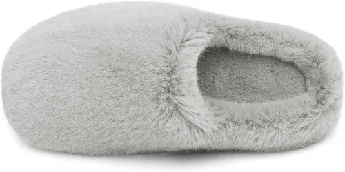Vista 5 de DREAM PAIRS Pantuflas de invierno de felpa para mujer, para interiores y exteriores
