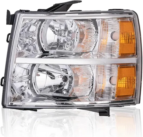 Vista 38 de G-PLUS Conjunto de faros, compatible con Chevy Silverado 2007 2008 2009 2010 2011 2012 2013 2014 Chevy Silverado parachoques faro, lente