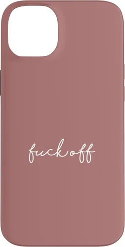 Vista 15 de Funda para iPhone 16 Dusty Rose Fuck Off Divertida manuscrita a mano con refranes sarcásticos groseros