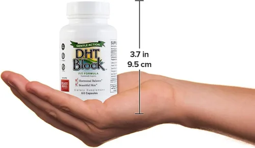 Vista 5 de Suplemento bloqueador de la DHT para combatir la pérdida de cabello, de DHT Block, 1 unidad, DHT, 1