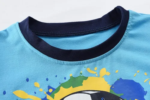 Vista 66 de Little Hand Pijamas para niños pequeños, Monster Truck 100% algodón, dinosaurio para niños, 2 piezas, ropa de dormir, conjuntos de ropa de dormir