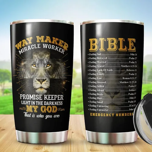 Vista 2 de Vaso cristiano – Regalos para cristianos en Navidad, cumpleaños – Vasos religiosos – Taza cristiana – Regalos cristianos para hombres y mujeres