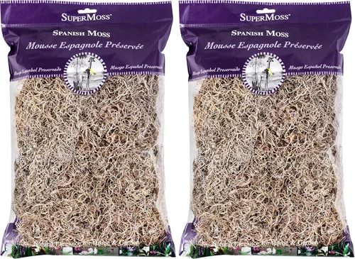 Vista 11 de SuperMoss (26926) Musgo Español Seco, Natural, 1.36 Kilogramos