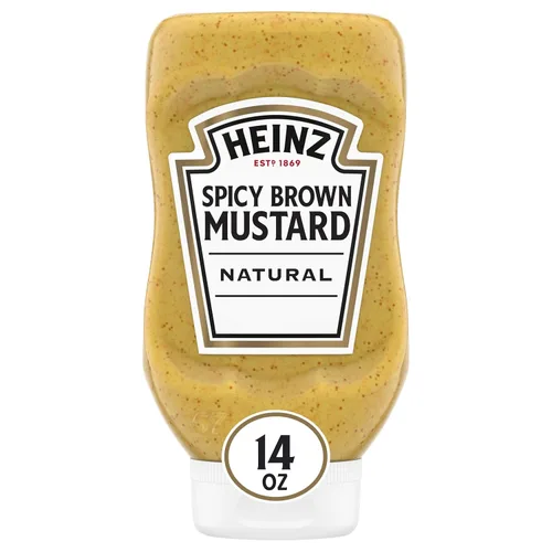 Vista 22 de Heinz Mostaza amarilla (botella de 567 g)
