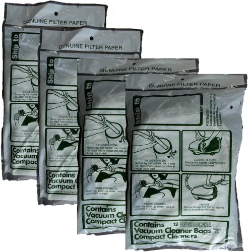Vista 5 de EnviroCare Bolsas de repuesto para aspiradora hechas para adaptarse a recipientes Tristar y compactos, paquete de 12