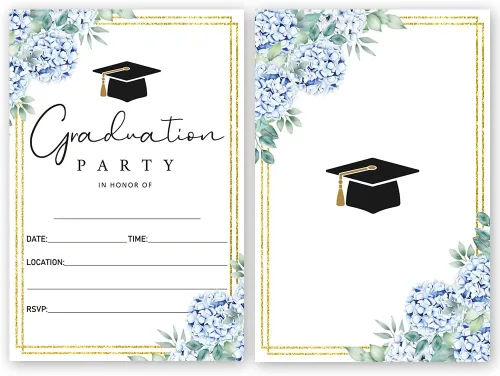 Vista 3 de FujLoy 20 tarjetas con sobres, invitaciones para fiestas de graduación 2026, 2026 para universidad, escuela secundaria, celebración de graduación