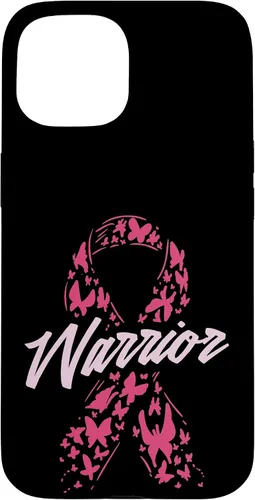 Vista 6 de Breast Cancer Awareness Pink Ribbon Warrior Gift Case for iPhone 17