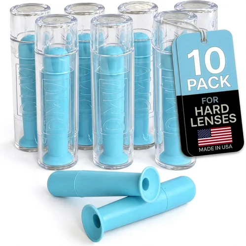 Vista 6 de DMV Removedor clásico de lentes de contacto duro ventilado (azul, 1 paquete)