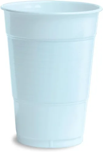 Vista 2 de Creative Converting 28157081 - 20 vasos de plástico Touch of Color, 16 onzas, azul pastel