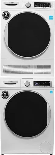 Vista 12 de Conserv 2.2 cf 120 V Lavadora y 4 Cf 220V Secadora Condensación Fabricada en Europa (Negro Mate)