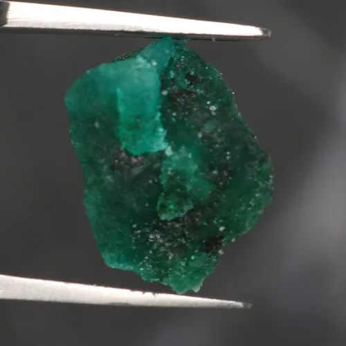 Vista 3 de REAL-GEMS Esmeralda Verde Suelta 4 Ct. Cristal Natural Curativo Crudo Áspero Suelto Piedra Preciosa AXF-700, Gema, Esmeralda