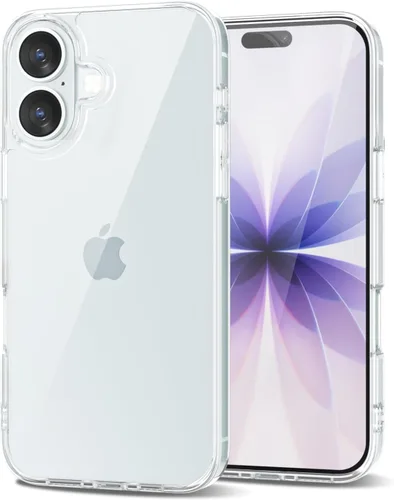 Vista 213 de LoeoeL para iPhone 8 Plus/ 7 Plus Funda Transparente, Funda Híbrida de Teléfono [Plástico Duro y Parachoques de Silicona Suave] Cubierta Protectora