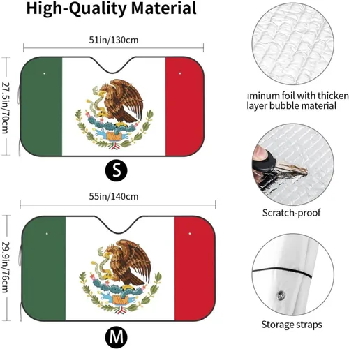 Vista 2 de Parasol personalizado para parabrisas de coche, protector de visera de sol para ventana delantera, protector de vehículo para sedanes, SUV