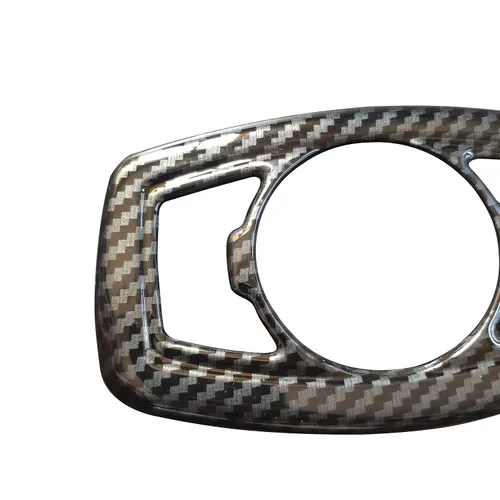 Vista 6 de Fundas decorativas para interruptor de faros delanteros de fibra de carbono para Ford Ranger 2015 2016 2017 2018 2019 2020 2021