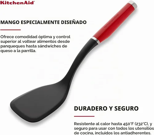 Vista 3 de KitchenAid KE015OHERA - Espátula corta de nylon Classic