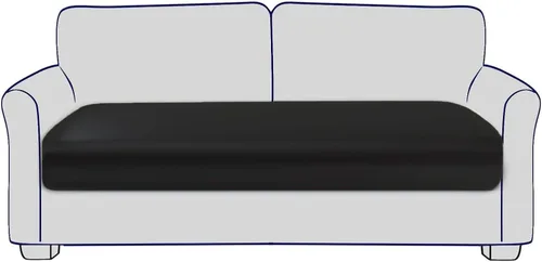 Vista 15 de Fundas de cojín para asiento de sofá, impermeables, fundas de cojín elásticas para sofá, protector de muebles con parte inferior elástica, fundas