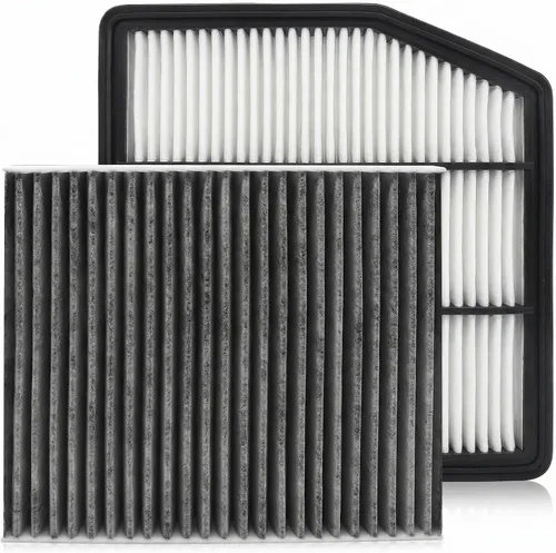 Vista 22 de Filtro de aire de cabina de motor de peine para Nissan Versa 2025 2024 2023 2022 2021 2020 Gris carbón