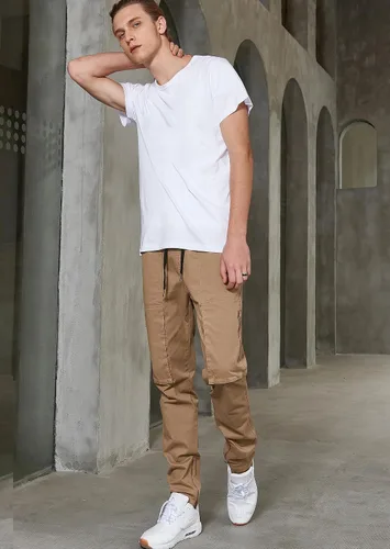 Vista 4 de ITALYMORN Cargo Joggers for Men Tapered Slim with Zipper Pockets