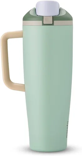 Vista 26 de Owala FreeSip - Botella de agua de acero inoxidable, 30 onzas, pastel de comida de ángel Angel Food Cake