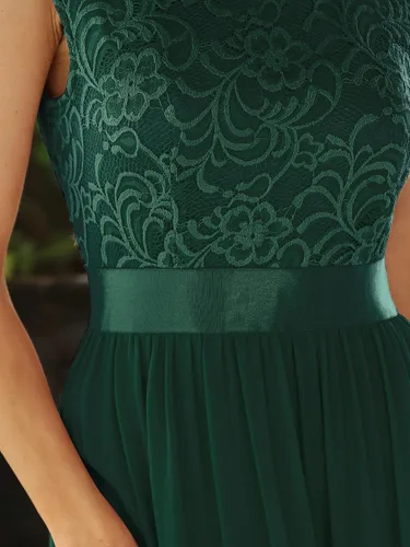 Vista 5 de Ever-Pretty Vestidos de dama de honor fruncidos con cintura imperio para mujer 0646