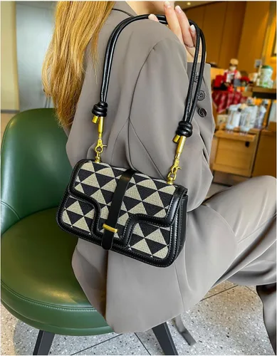 Vista 3 de Bolso bandolera para mujer, correa ajustable, bolso pequeño de moda