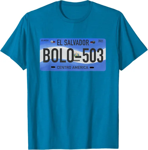Vista 4 de Camiseta con frases típicas de El Salvador pupusas, Negro, S