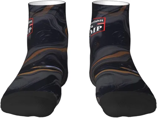 Vista 2 de Trump 2024 No More Bullshit Ankle Socks Winter Low Cut Sports Warm Breathable Comfort Casual Socks For Mens And Womens 8