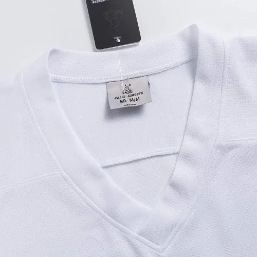 Vista 4 de EALER Camiseta de práctica de hockey sobre hielo en blanco de la serie H80 para hombres y niños, adultos y jóvenes