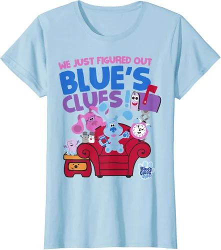Vista 22 de Blue's Clues & You Group Shot Just Figured Out Blue's Clues Camiseta Negro
