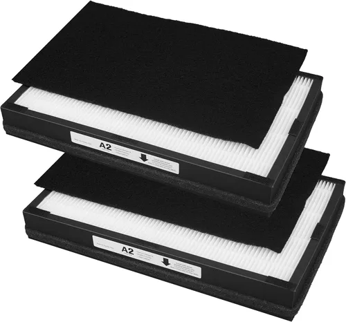 Vista 7 de Filtro HEPA de repuesto tamaño A2, compatible con dispositivos purificadores de aire Filtrete FAP-C02-A2, FAP-C03-A2, FAP-T03-A2, parte #1150101