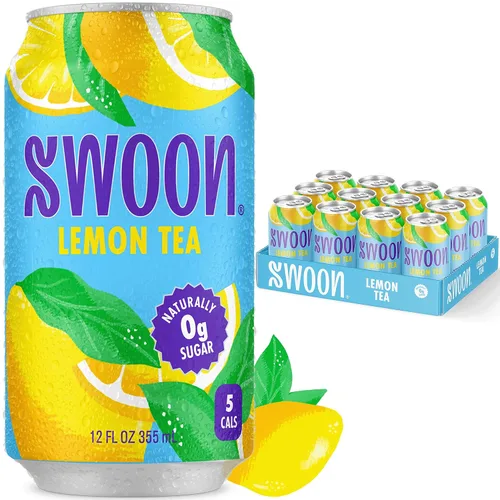 Vista 14 de Swoon Perfectly Sweet Green Tea Cero azúcar, ligeramente cafeinado y refrescante Keto, Paleo, vegano, sin OMG y sin gluten Endulzado