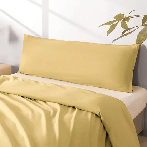 Vista 39 de Paquete de 2 fundas de almohada de microfibra tamaño estándar con cremallera, fundas de almohada color beige, suaves y cómodas, no se encogen Beige